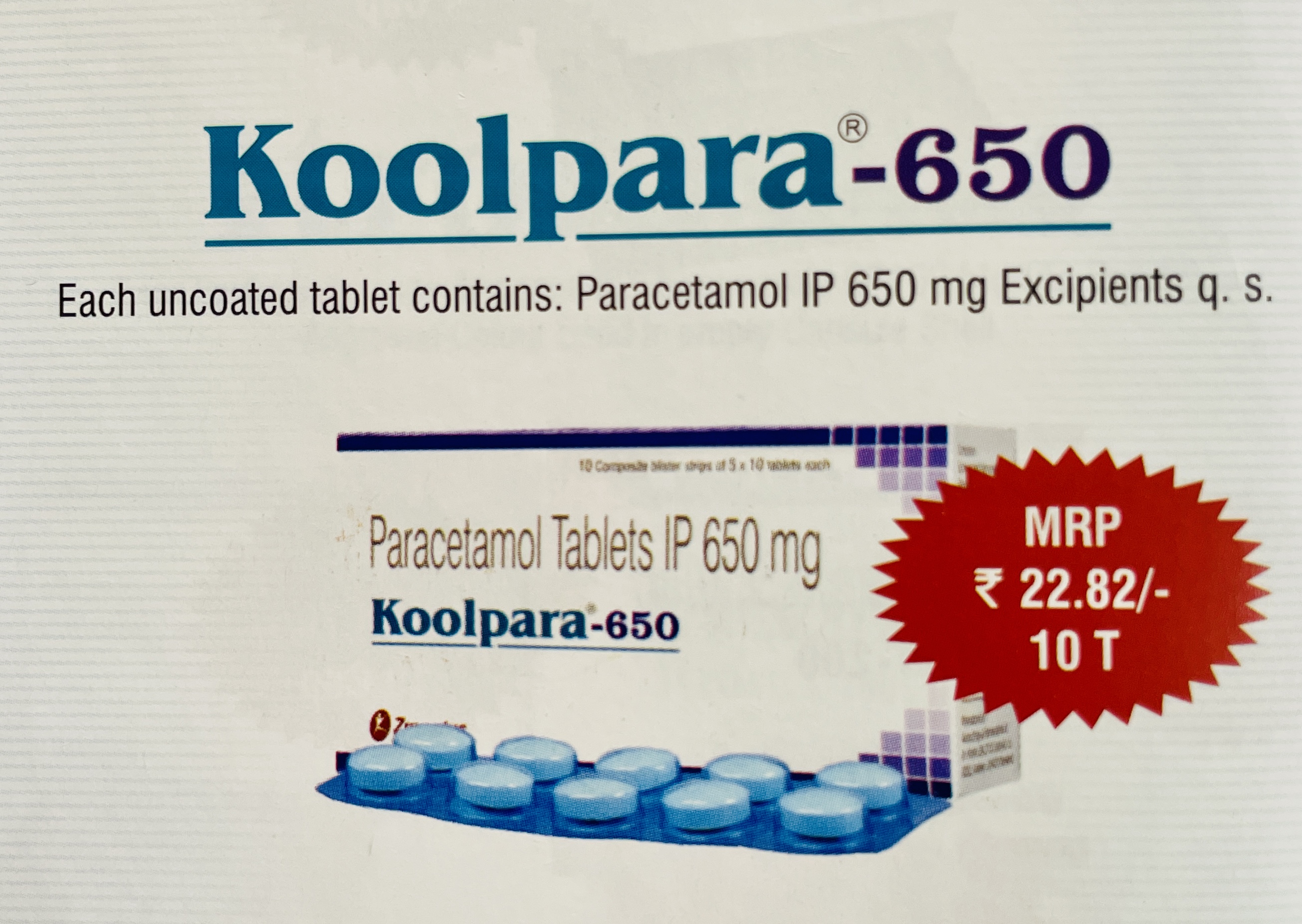 KOOLPARA - 650 TABLET