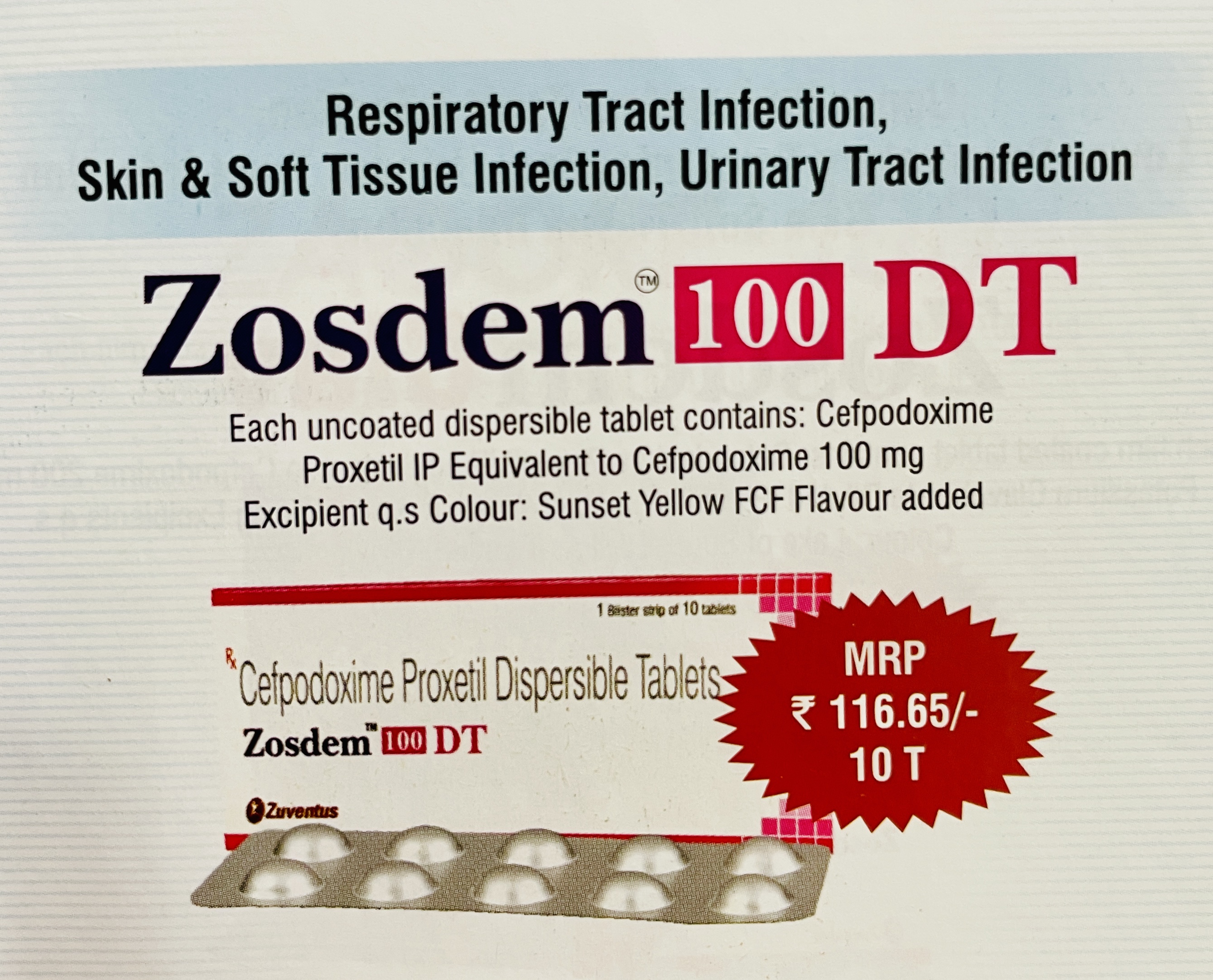 ZOSDEM 100 DT TABLET