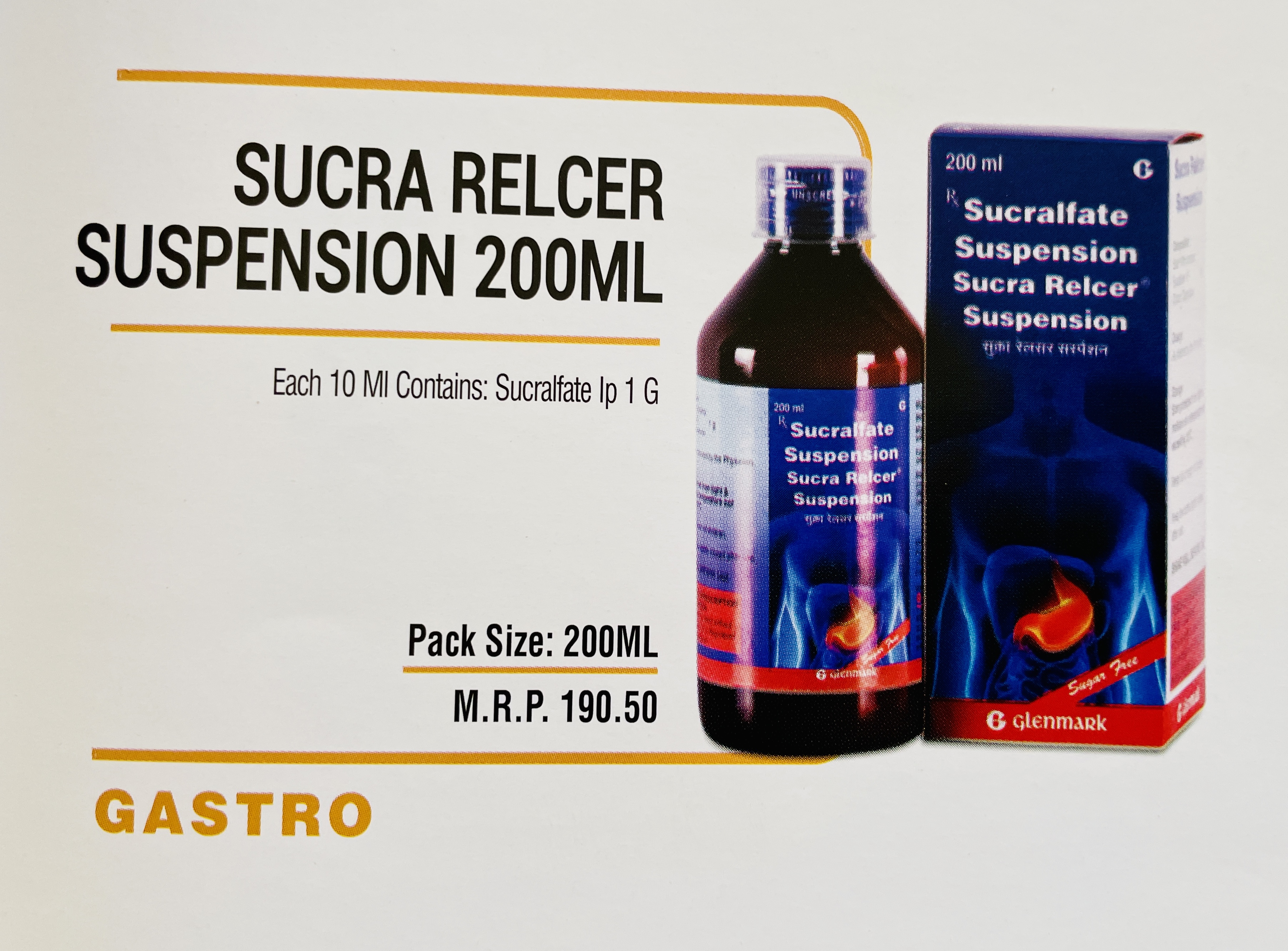 SUCRA RELCER SUSPENSION 200ML