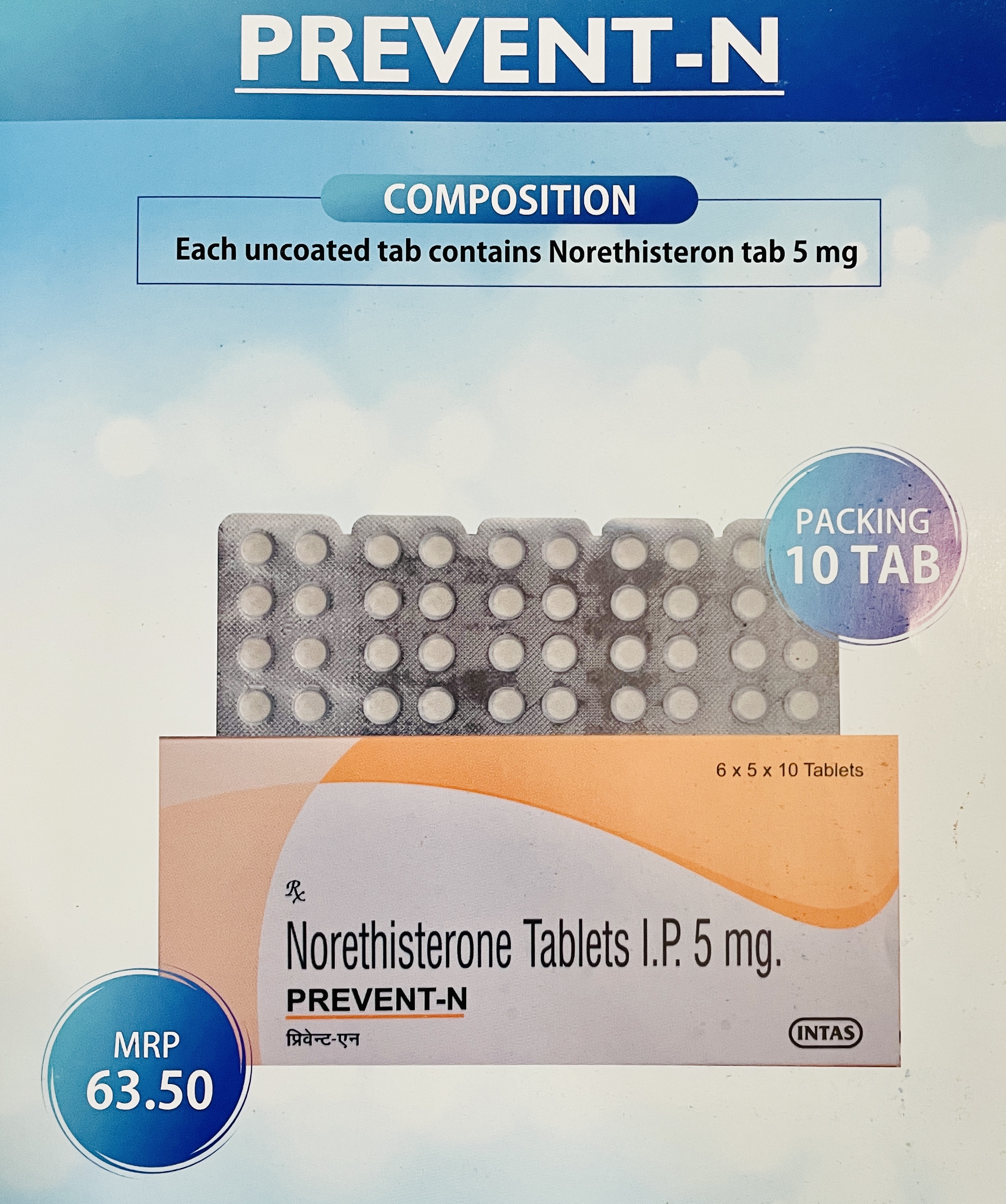 PREVENT N 10 TAB
