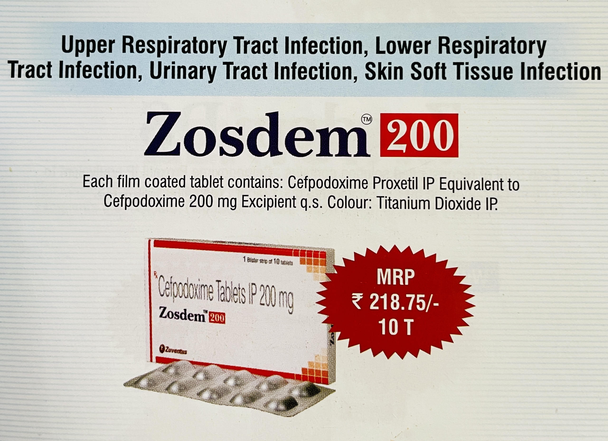 ZOSDEM 200 TABLET