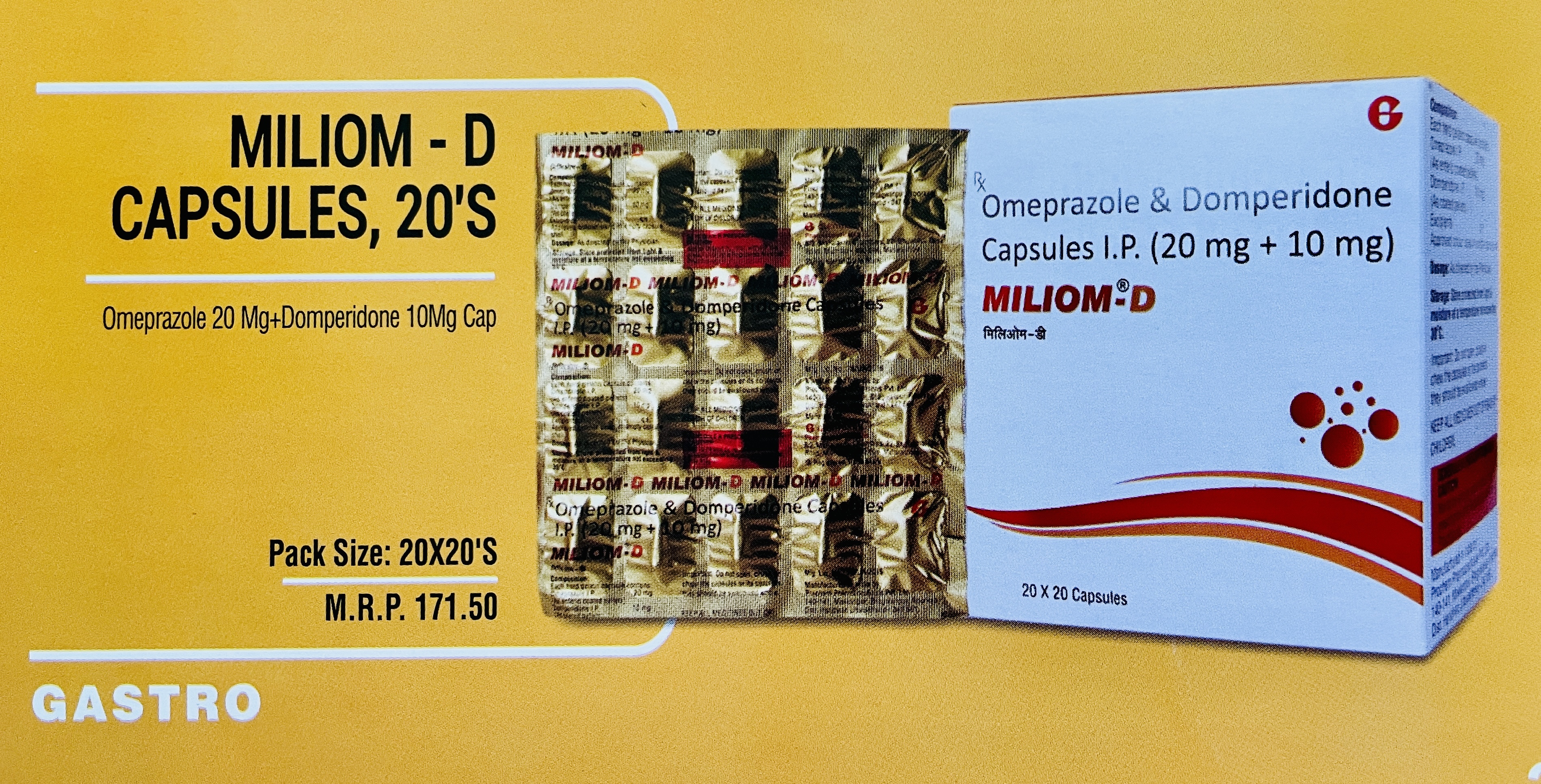 MILIOM - D CAPSULES, 20'S