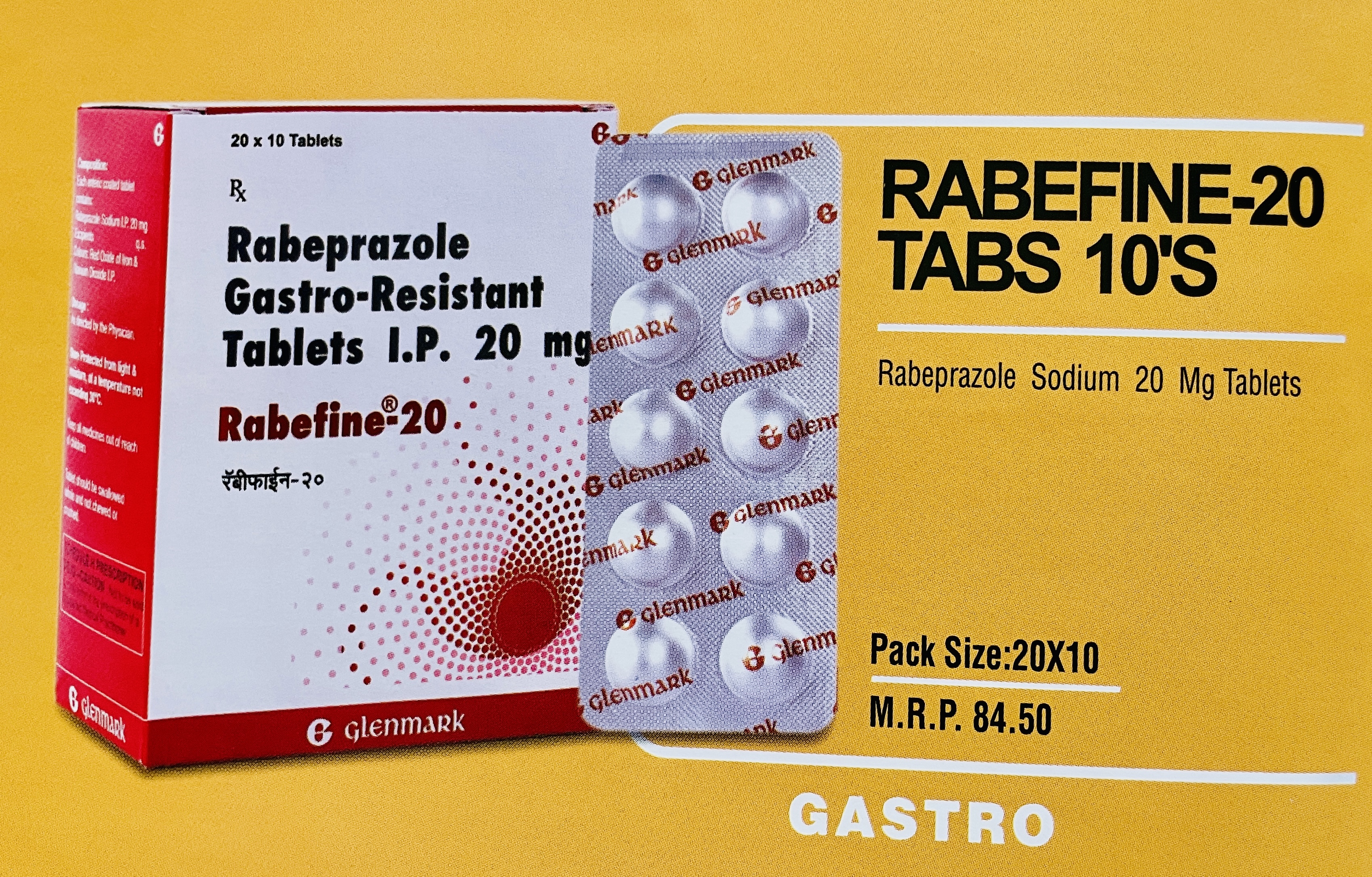 RABEFINE-20 TABS 10'S