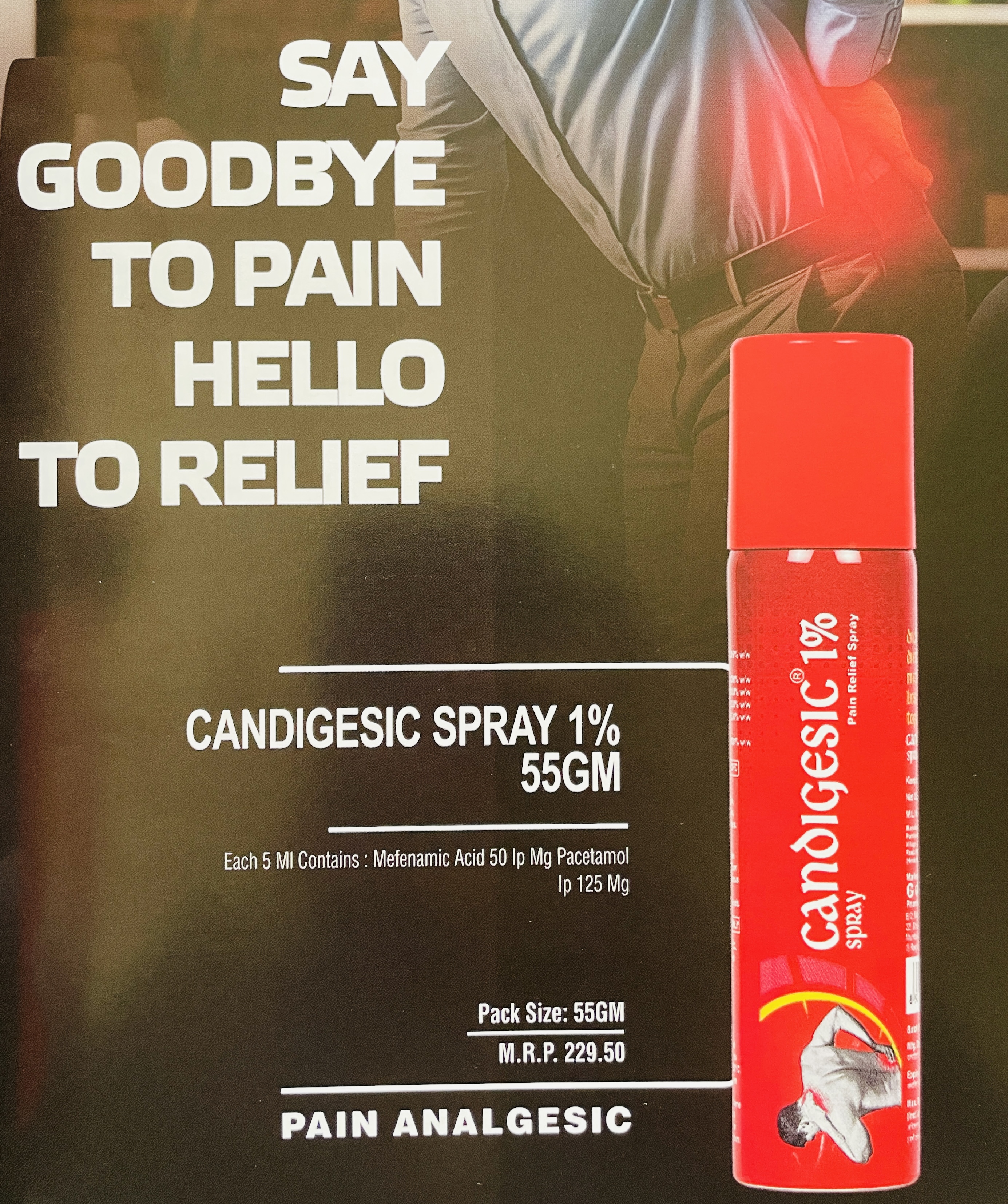 CANDIGESIC SPRAY 1% 55GM