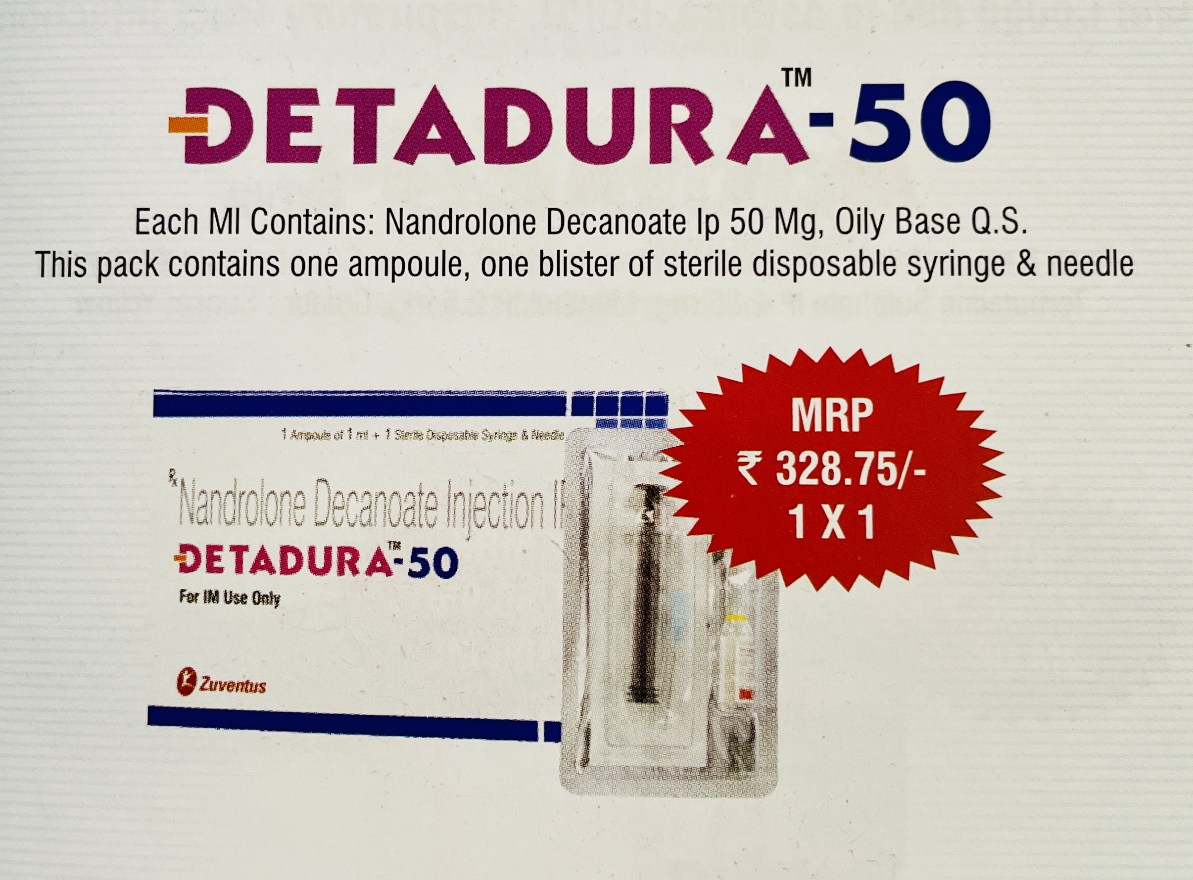 DETADURA 50 INJECTION