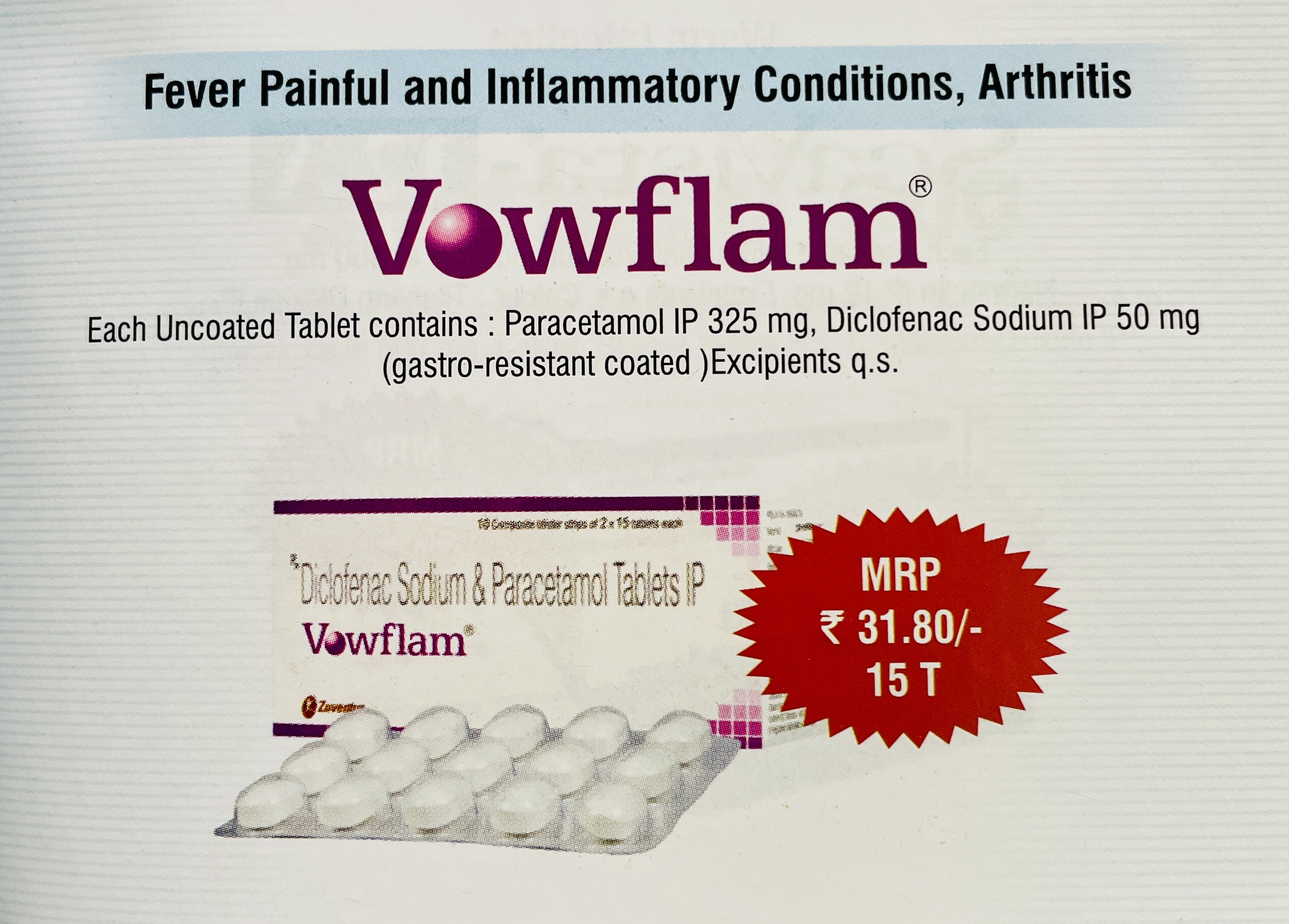 VOWFLAM TABLET