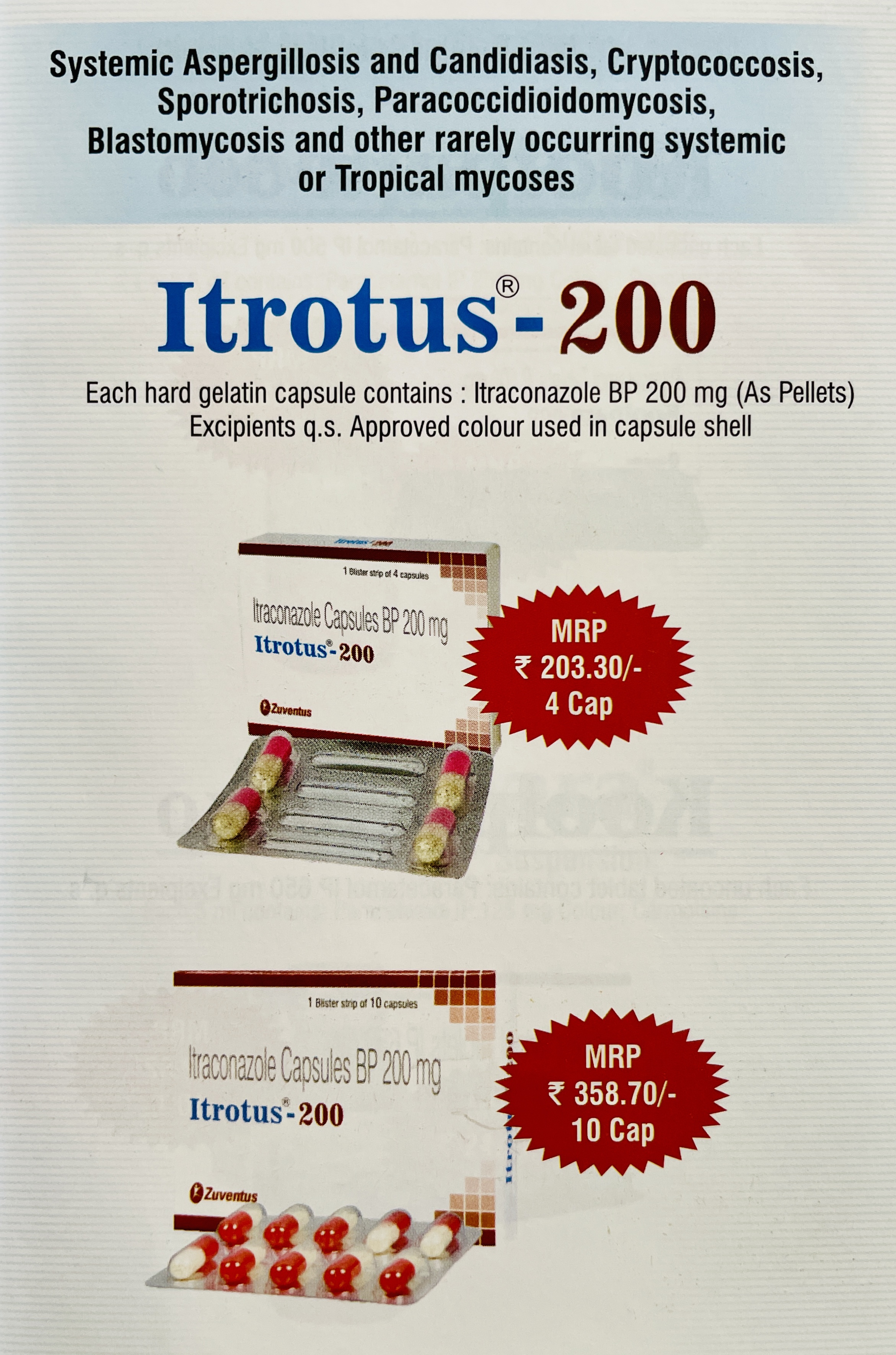 ITROTUS 200 CAPSULE