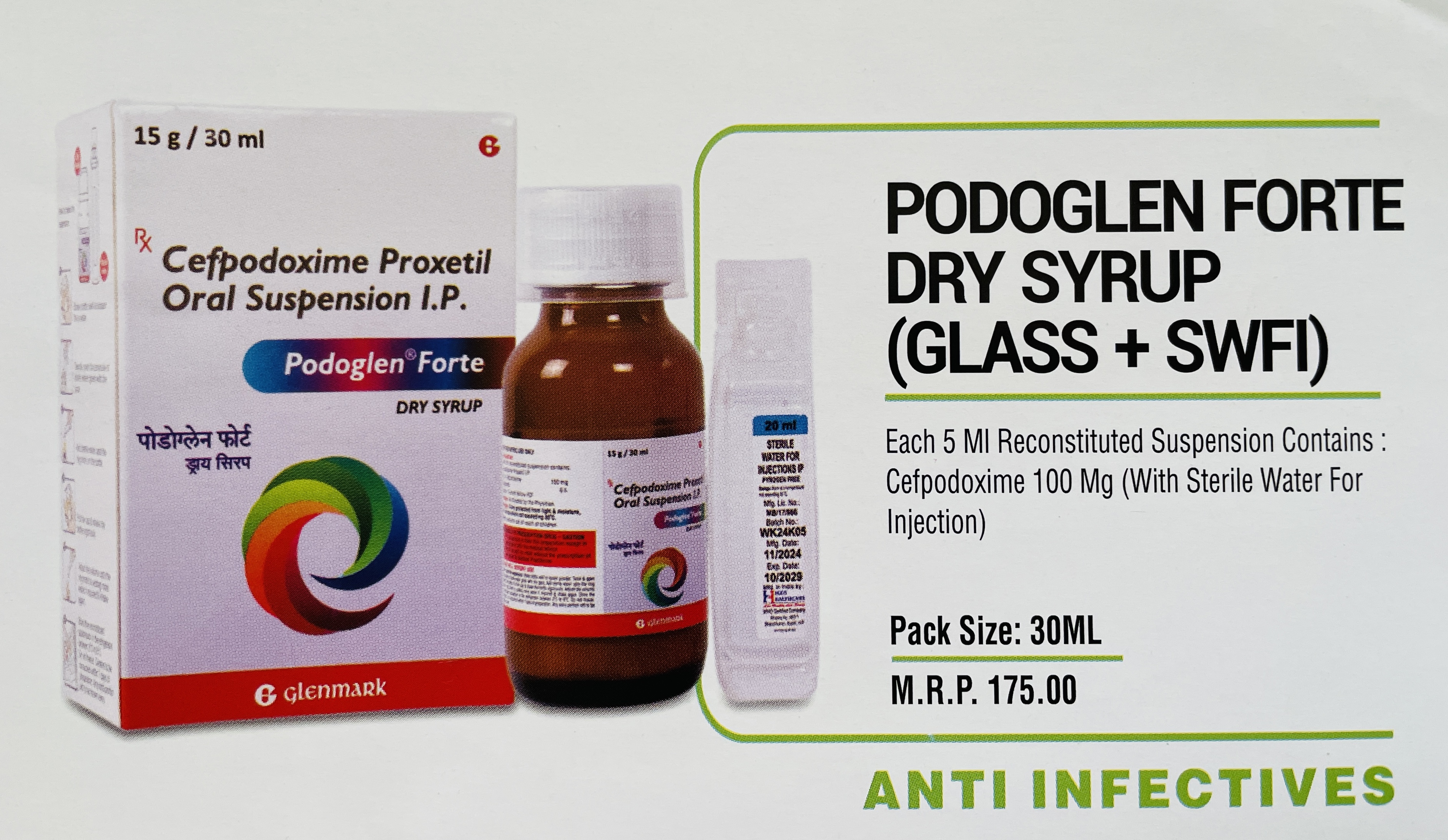 PODOGLEN FORTE DRY SYRUP (GLASS + SWFI)
