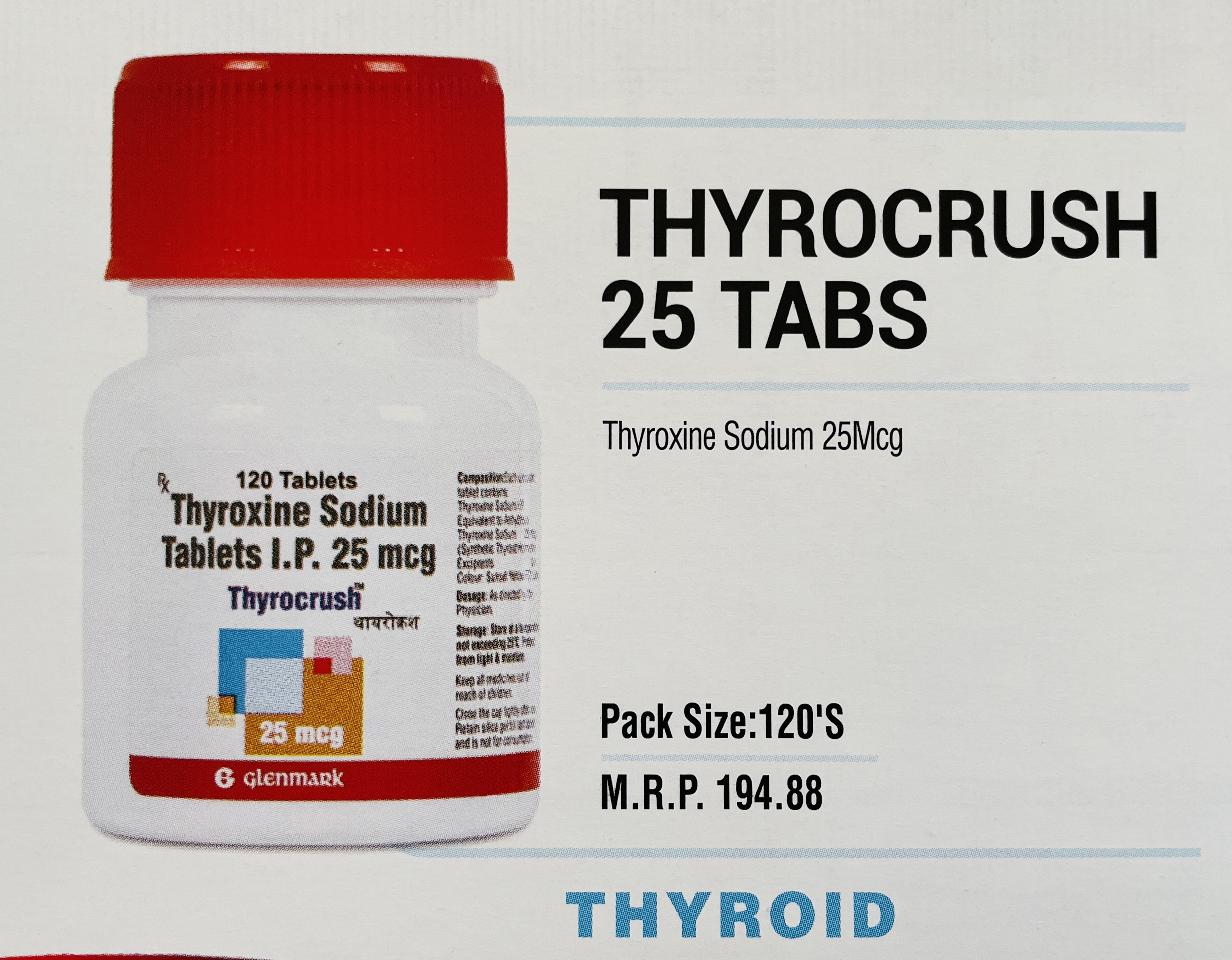 THYROCRUSH 25 TABS