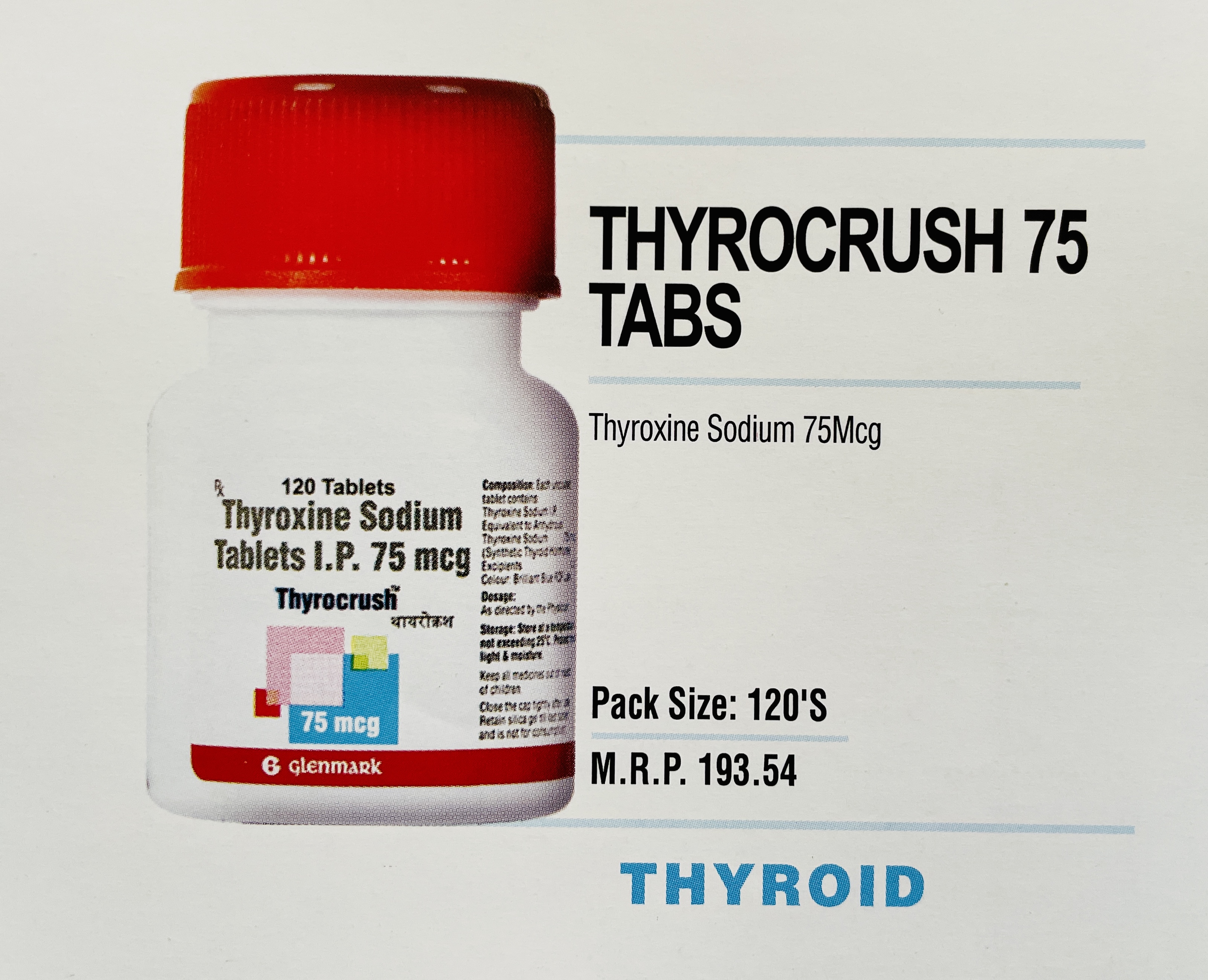 THYROCRUSH 75 TABS