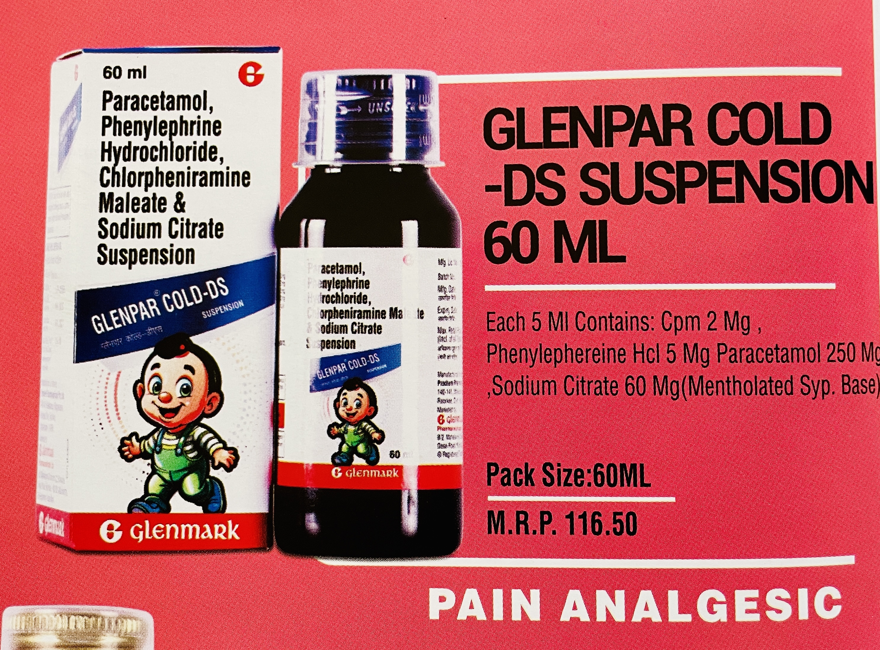 GLENPAR COLD - DS SUSPENSION 60 ML
