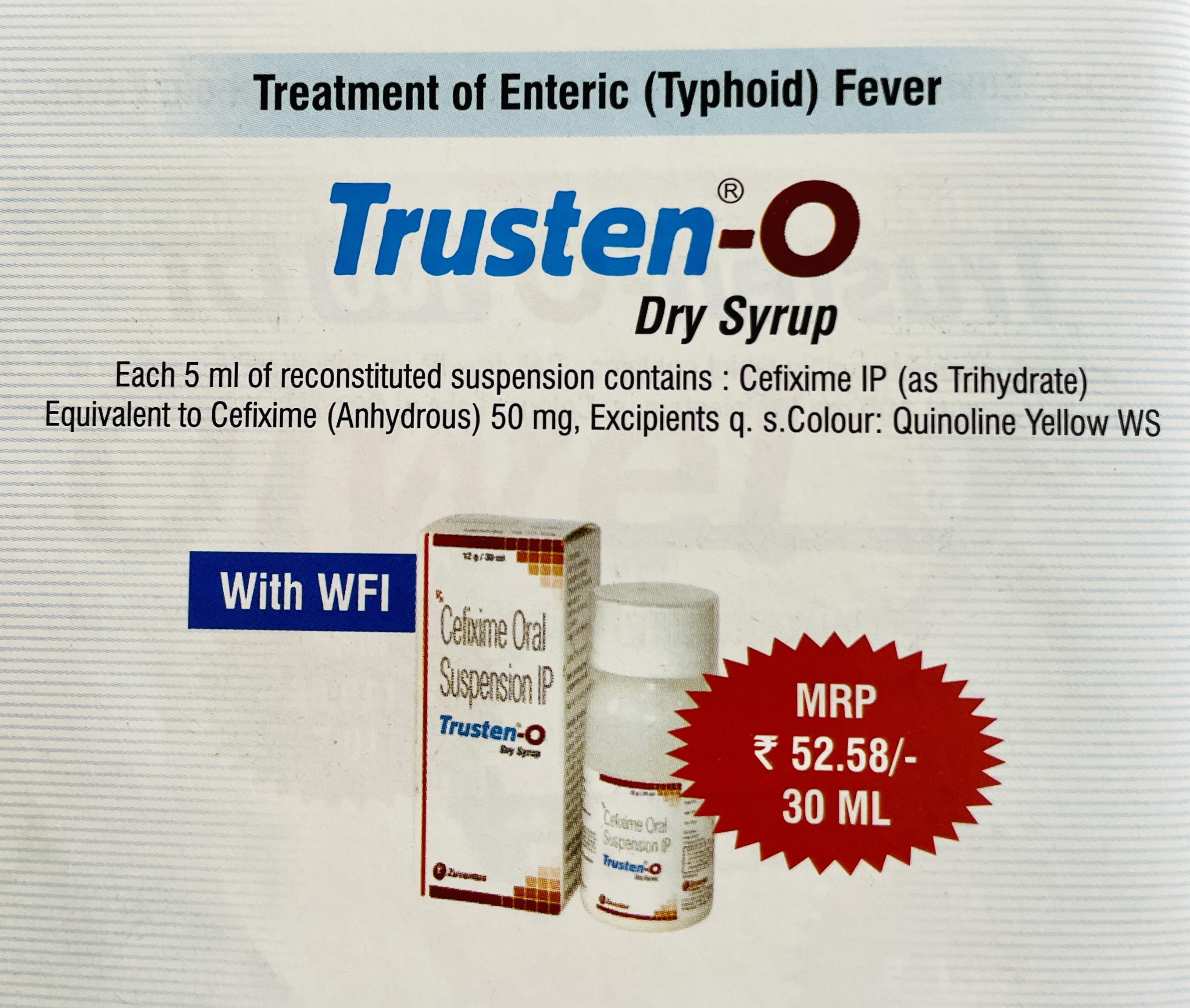 TRUSTEN O DS WITH W.F.I. 30 ML